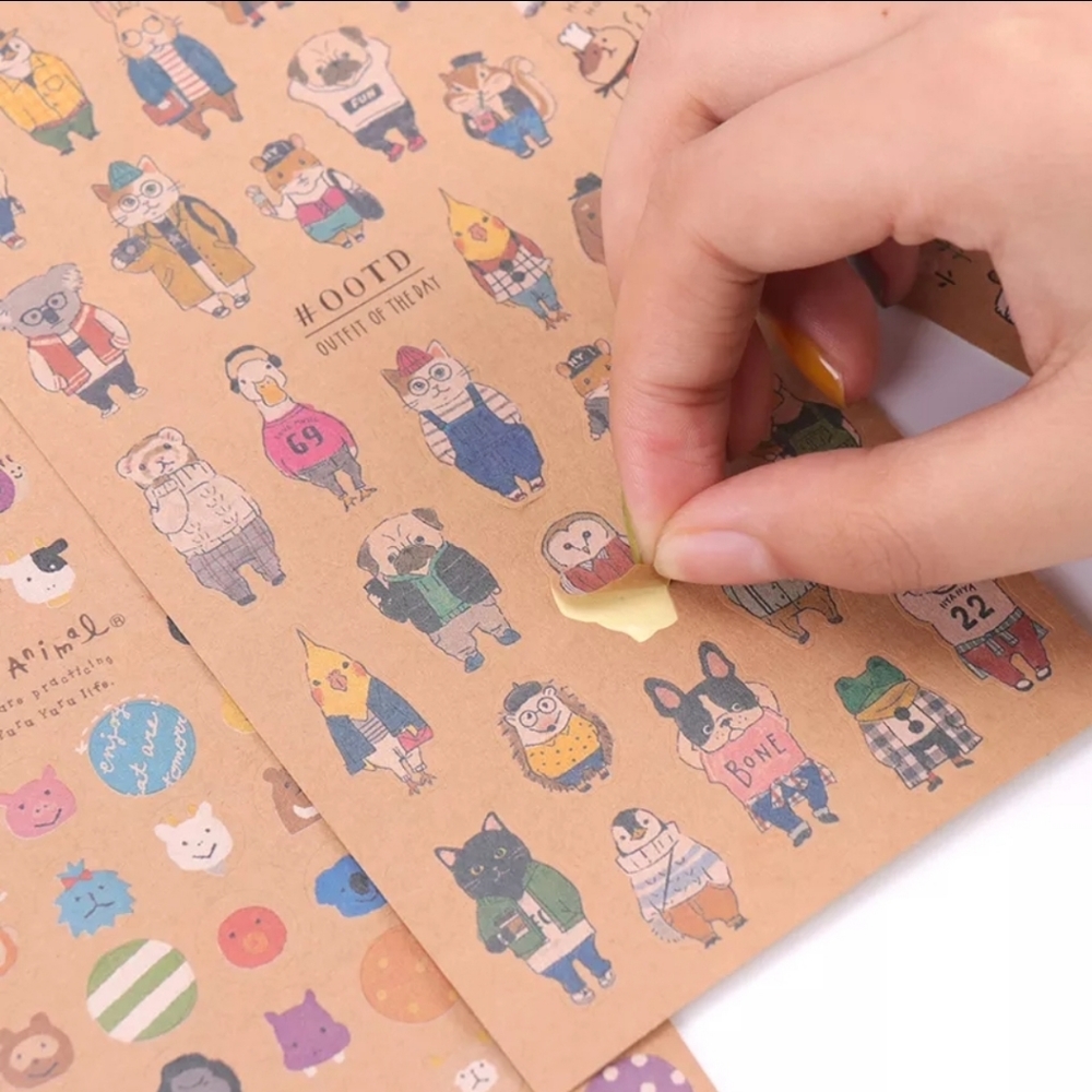 OOTD ANIMAL STICKERS